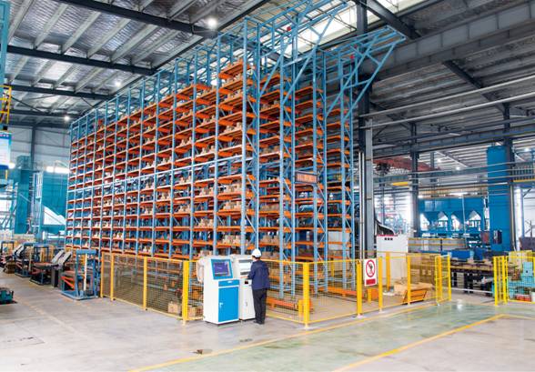Intelligent control three-dimensional warehouse system for unmanned warehouse